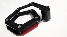 Zámek ULÄC MONOBLADE black - red 1