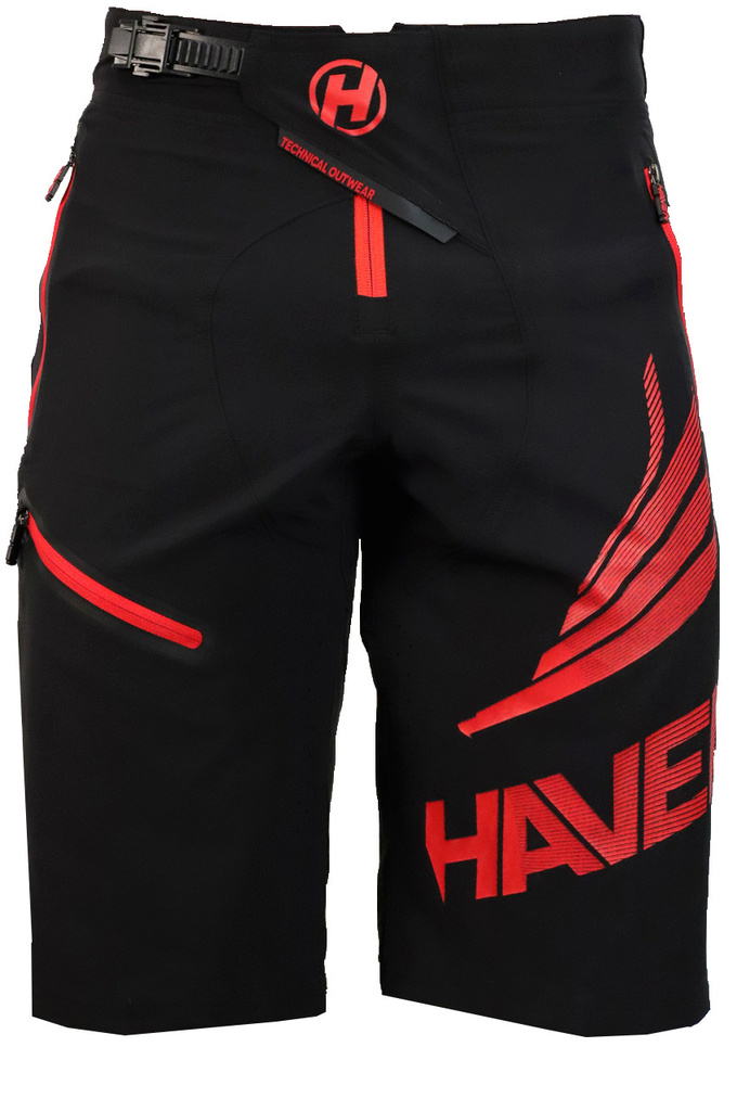 Pánské cyklokraťasy HAVEN ENERGIZER black red