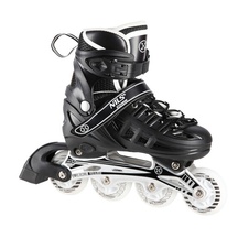 Svítící dětské brusle 4v1 Nils Extreme NH10905 černé 2