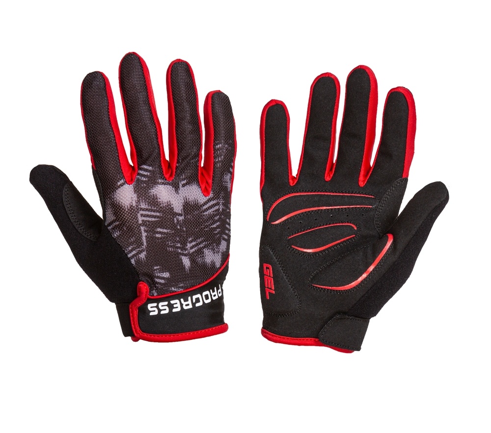 RIPPER GLOVES cyklistické rukavice red