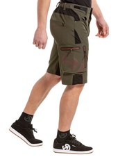 Pánské bike šortky Meatfly Duke, Olive 2