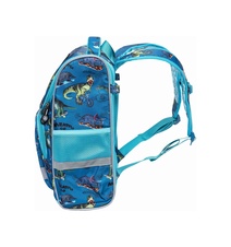 Školní aktovka Meatfly Alex, Dino Petrol 2