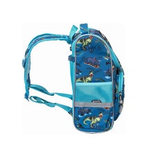 Školní aktovka Meatfly Alex, Dino Petrol 3