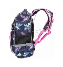 Školní aktovka Meatfly Alex, Black Unicorn 2