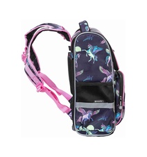 Školní aktovka Meatfly Alex, Black Unicorn 3