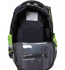 Školní aktovka Meatfly Max, Lime Mossy 5