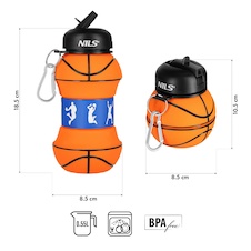 NC4104 BASKETBAL SILIKONOVÁ SKLÁDACÍ LÁHEV 550ML NILS CAMP 2