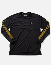 Loose Riders Shutter Black Gold – pánský MTB dres s dlouhým rukávem