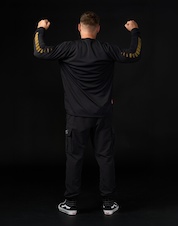 Loose Riders Shutter Black Gold – pánský MTB dres s dlouhým rukávem 2