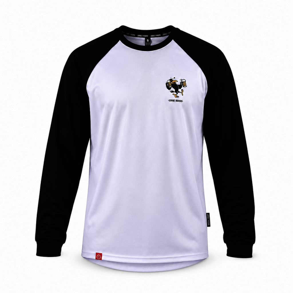 Loose Riders Drinky Crow – pánský MTB dres s dlouhým rukávem F