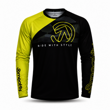 Pánský cyklodres Meatfly Liam - Safety Yellow