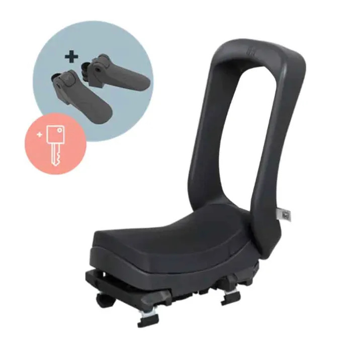 Urban Iki Junior Bincho Black – zadní dětské sedátko na kolo s adaptérem na nosič