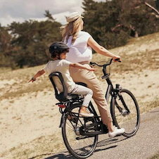 Urban Iki Junior Bincho Black – zadní dětské sedátko na kolo s adaptérem na nosič 6