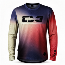 TSG Grip Jersey LS Color Blur – MTB dres s dlouhým rukávem