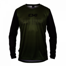 TSG Waft Jersey LS Olivine – lehký MTB dres s dlouhým rukávem