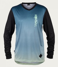 TSG Waft Jersey LS Blue-Matcha Gradient – lehký MTB dres s dlouhým rukávem