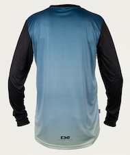 TSG Waft Jersey LS Blue-Matcha Gradient – lehký MTB dres s dlouhým rukávem z