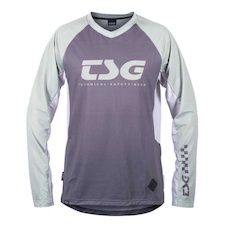 TSG Breeze Jersey LS Limegrey – MTB dres s dlouhým rukávem