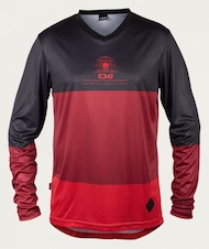 TSG Waft Jersey LS Red Globe – lehký MTB dres s dlouhým rukávem