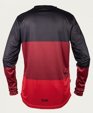 TSG Waft Jersey LS Red Globe – lehký MTB dres s dlouhým rukávem z