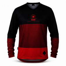 TSG Waft Jersey LS Red Globe – lehký MTB dres s dlouhým rukávem f