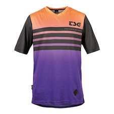 TSG Waft Jersey SS Purple Orange – lehký MTB dres s krátkým rukávem