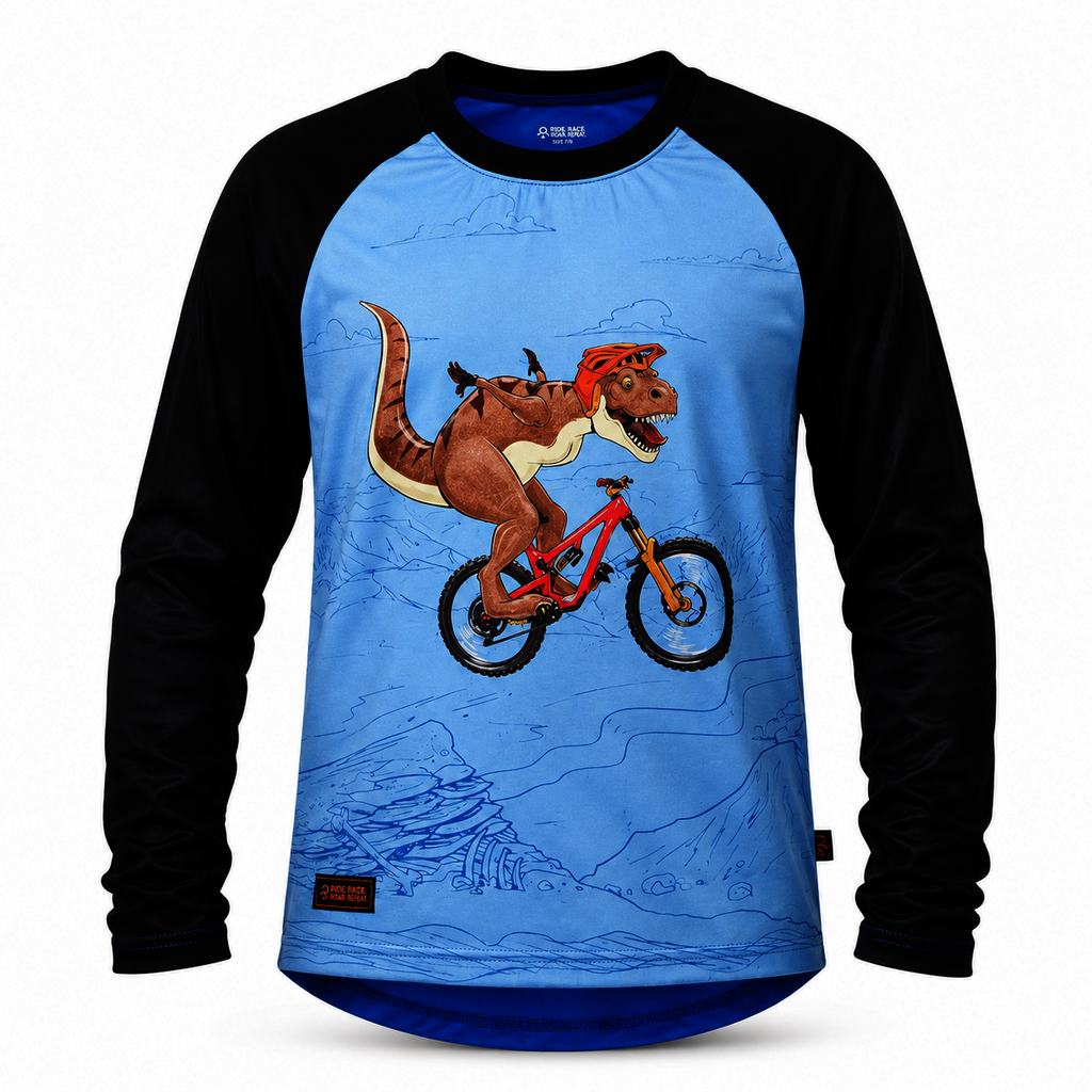 Větruodolný dětský MTB dres Dino Shotgun F