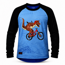 Větruodolný dětský MTB dres Dino Shotgun F