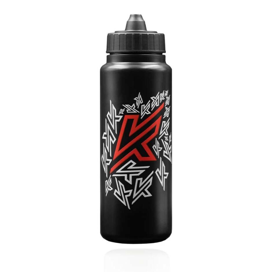 Knapper K 1 l Membrane Lid – sportovní láhev s membránovým uzávěrem black