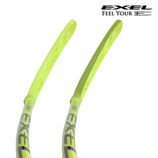 Florbalová hokejka Exel Double Curve 2.6 neon yellow 103 SB