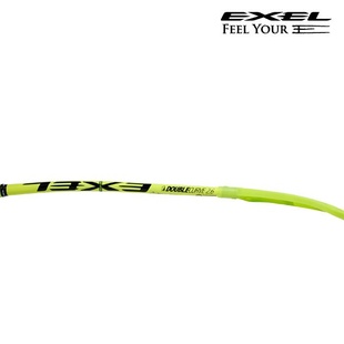 Florbalová hokejka Exel Double Curve 2.6 neon yellow 103 SB