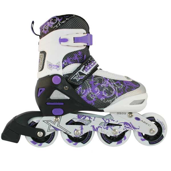 Dětské kolečkové brusle Nils NJ9012A Violet