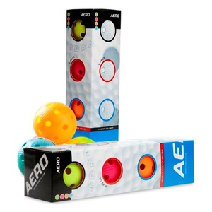 Sada florbalových míčků Salming Aero colour - 4ks