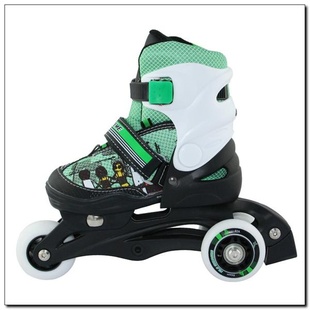 Dětské kolečkové brusle Nils NJ 9128 A green