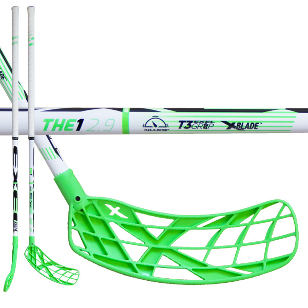Florbalka EXEL THE1 2.9 green 98 ROUND SB