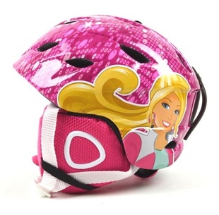 Dětská lyžařská helma Barbie inmould