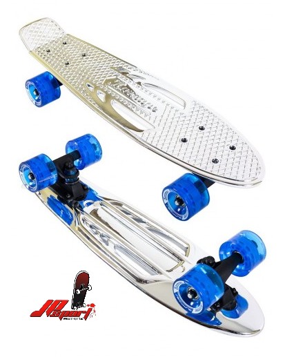 Pennyboard Karnage Chrome silver