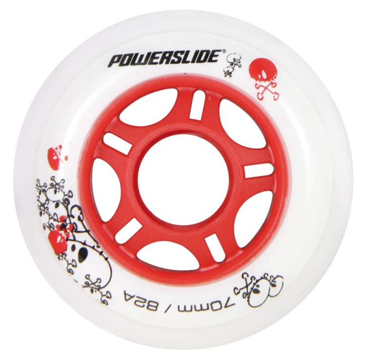 Kolečka na dětské brusle Powerslide Kids Skull 72mm (4ks)
