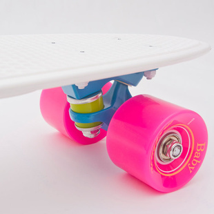 Penny board Baby Miller Original Fluor white