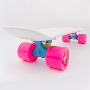 Penny board Baby Miller Original Fluor white