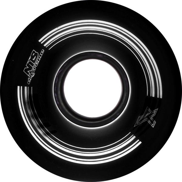 Kolečka na penny board Nils 60x45 (78A) black - 4ks