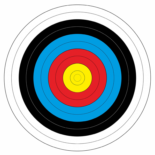 Terč 80cm sada 10Ks