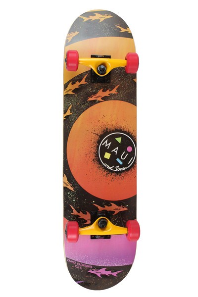 Skateboard Maui Sharknado Orange
