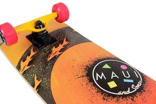 Skateboard Maui Sharknado Orange