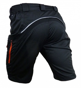 Pánské cyklo kraťasy Haven Navaho Slimfit (black/red)