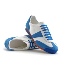 Nohejbalové boty Botas Classic bílo-modrá 