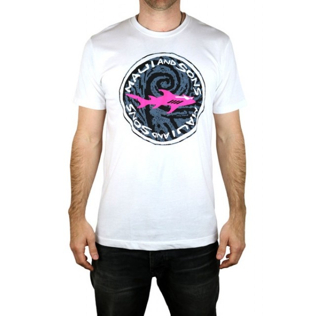 Tričko MAUI Stormy Night White