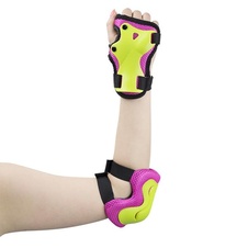 sada chráničů nils H320 RŮŽOVO- ZELENÁ 5