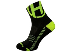 Ponožky Haven Lite Silver Neo black/yellow - 2 páry