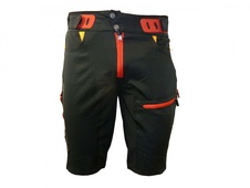 Pánské Cyklokraťasy HAVEN Singletrail HMS black red 1